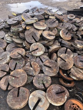 Krążki z żeliwa(PKP)