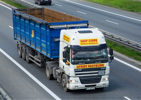 Transport w Trasie po złom